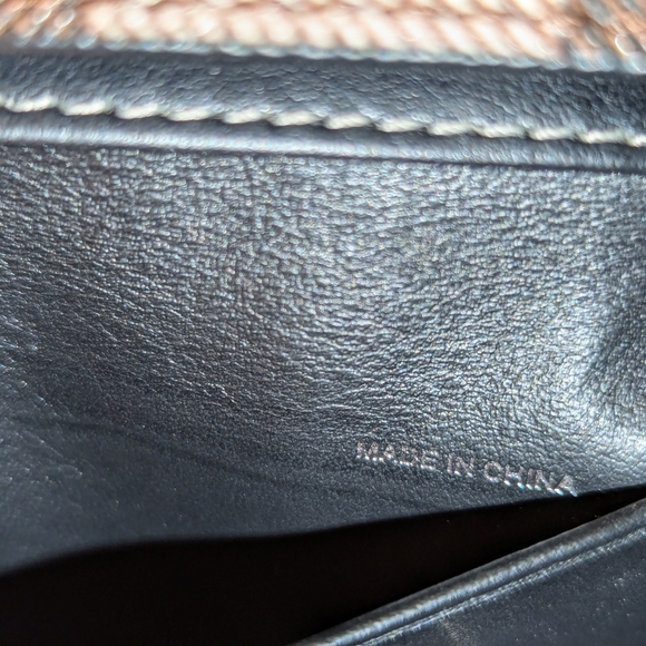 BURBERRY Border Check 6 Ring Key with D Ring Key Case PVC Brown Tan NWT - Picture 5 of 13